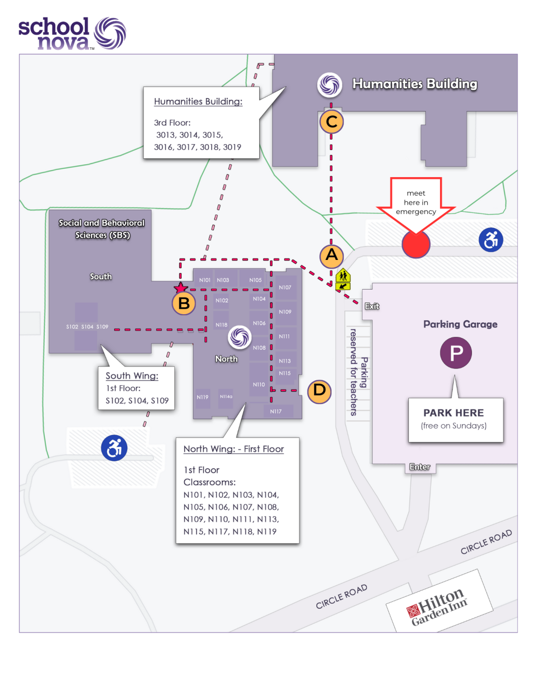 Map of SN campus